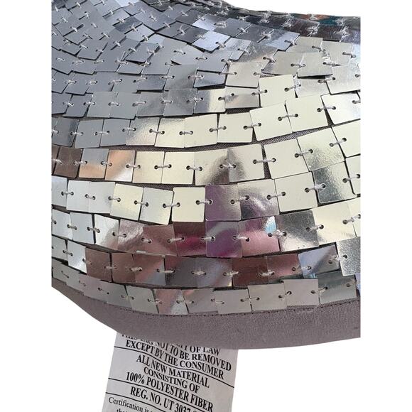 Halloween Moon Pillow Crescent Mirror Moon Holiday Disco Witch Throw Pillow NWT - Picture 5 of 6